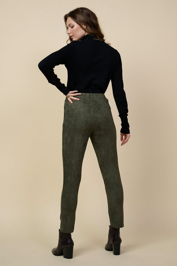 Faux Suede Leggings