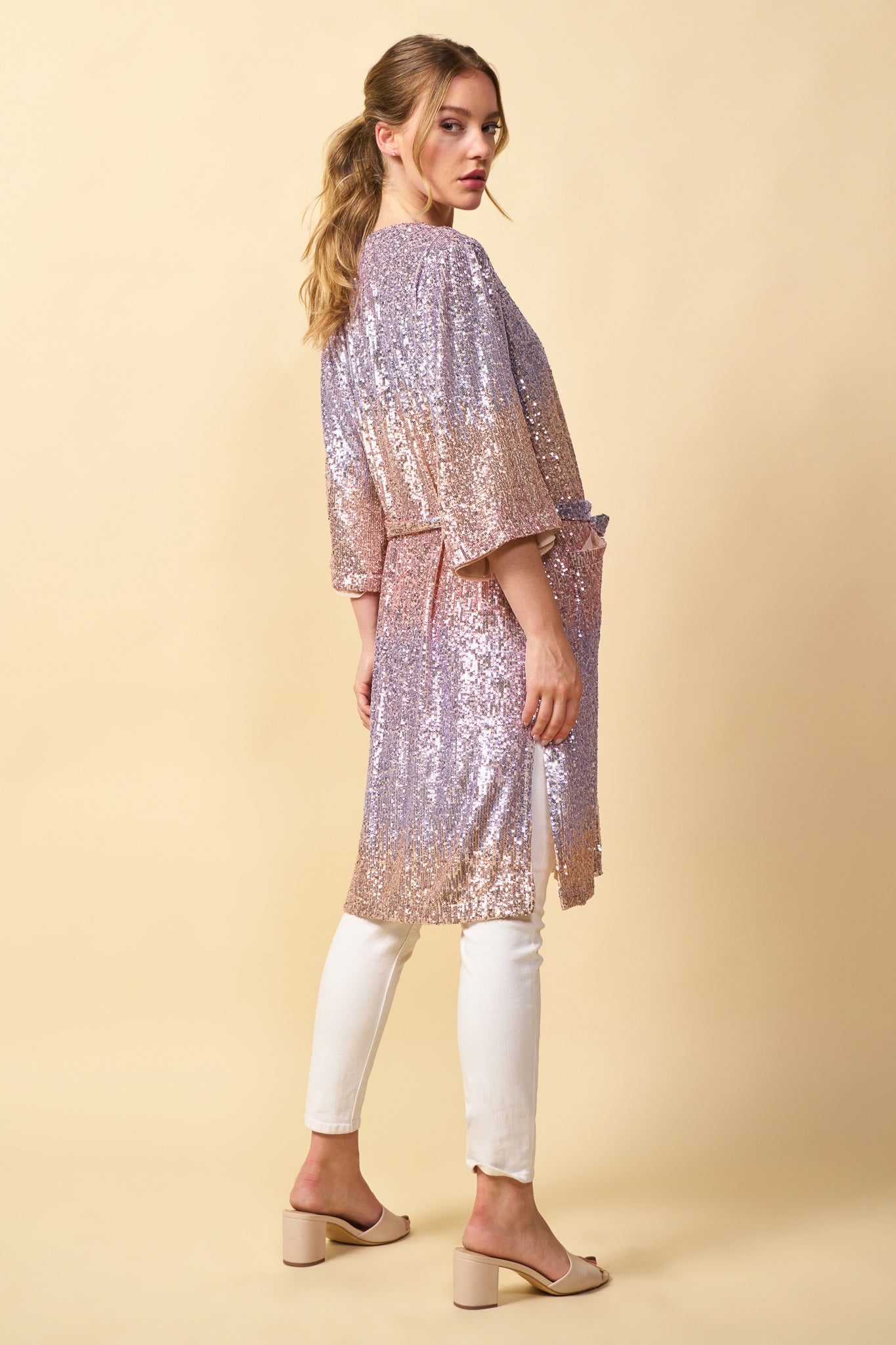 Ombre Sequin Duster