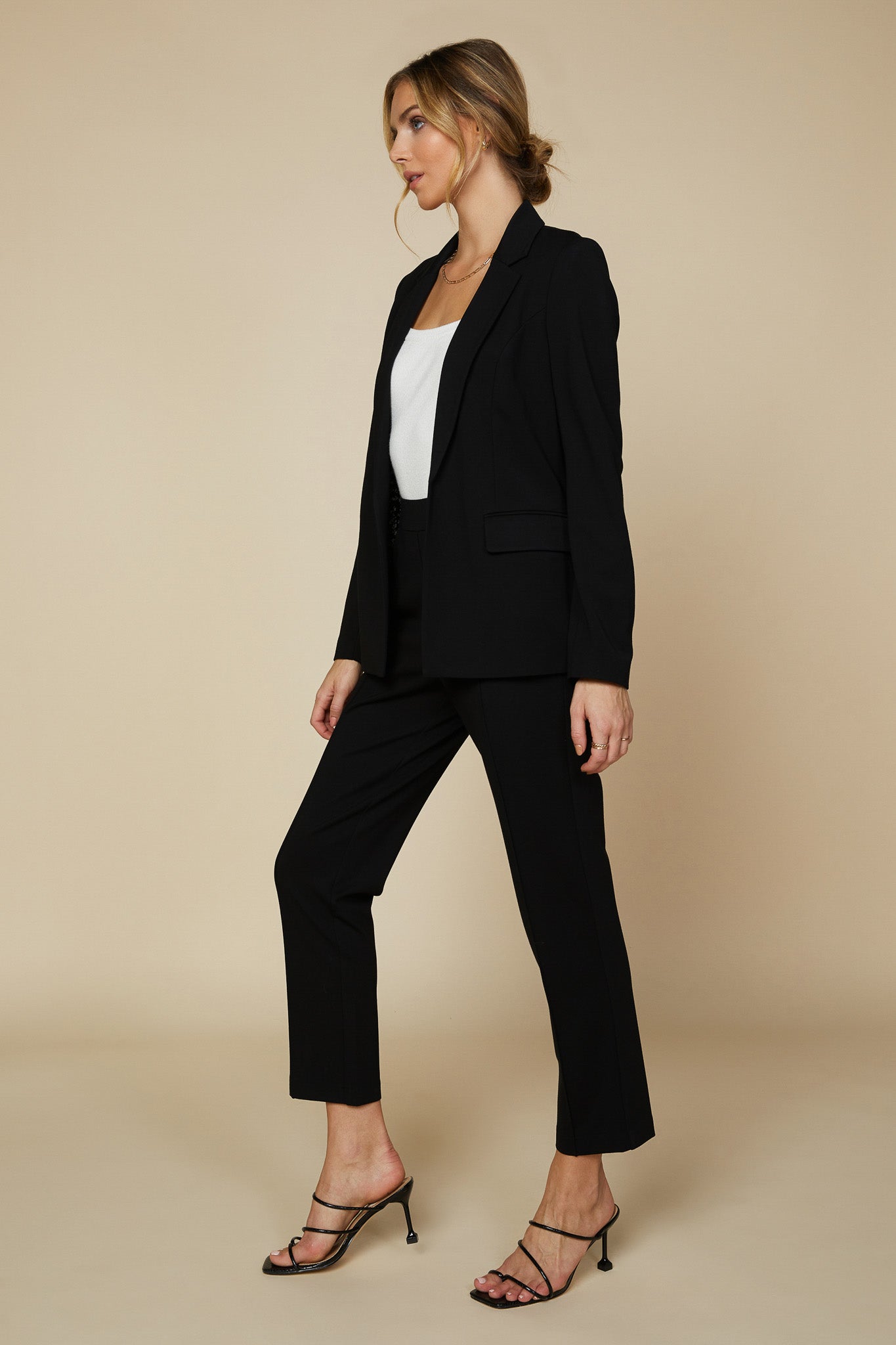 Skies are blue knit best sale blazer