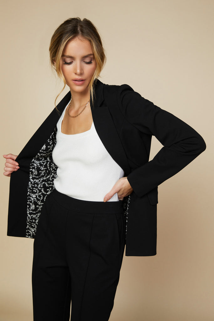 Knit Tailored Blazer