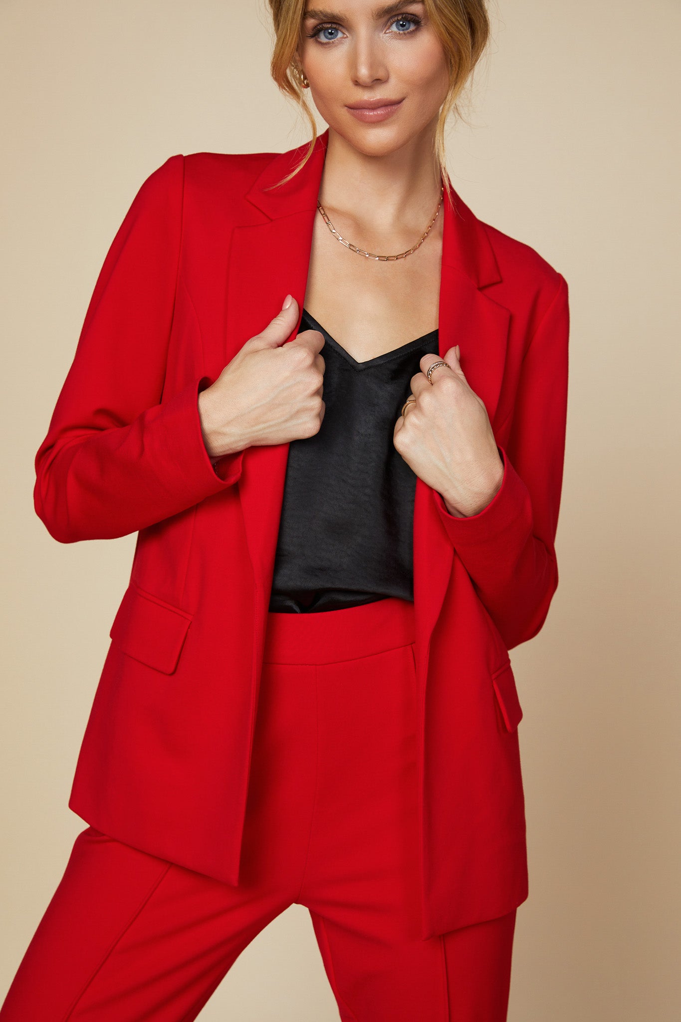 Ladies tailored blazer top