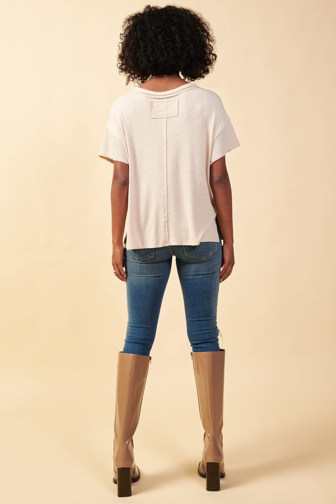 Oversized Thermal Sleeve Top