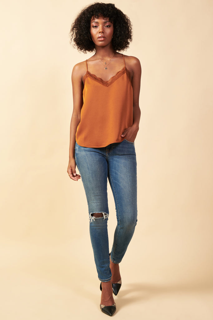 Lace Detail Cami Top