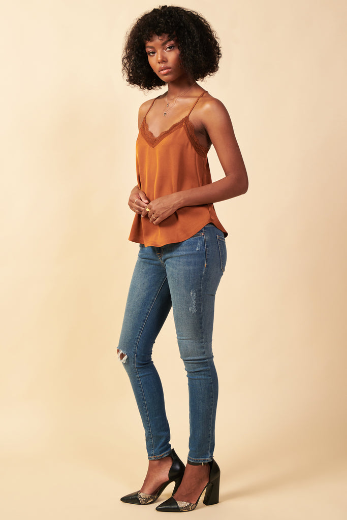 Lace Detail Cami Top