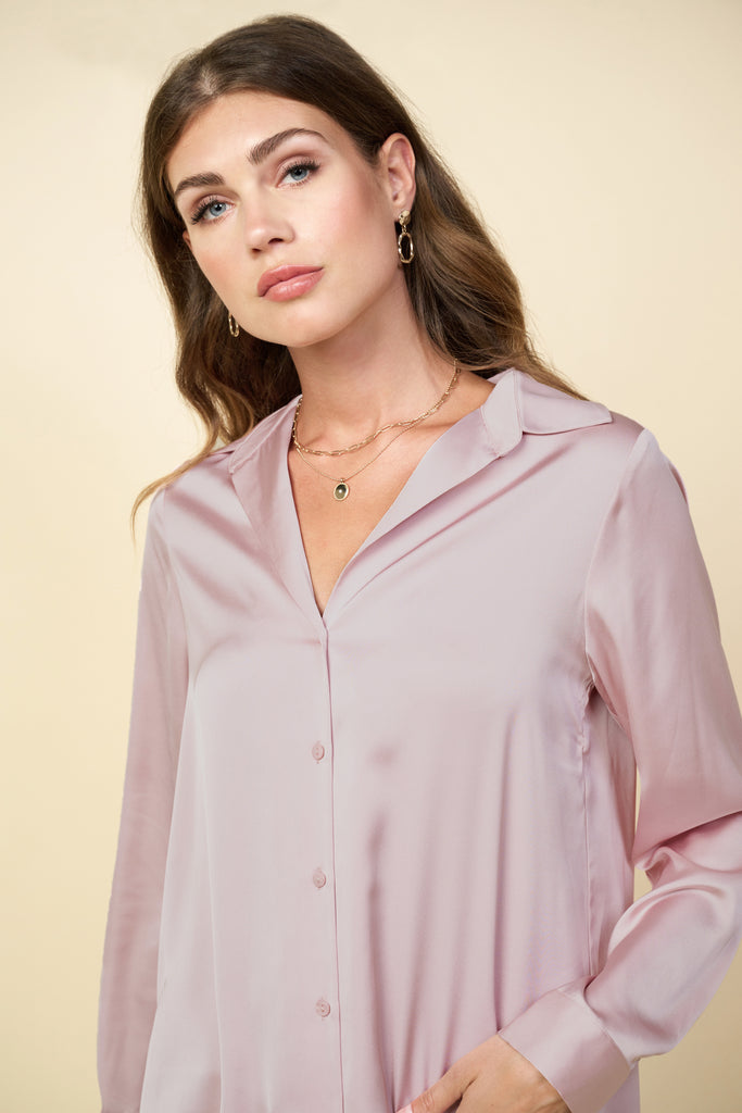 Recycled Button Down Top