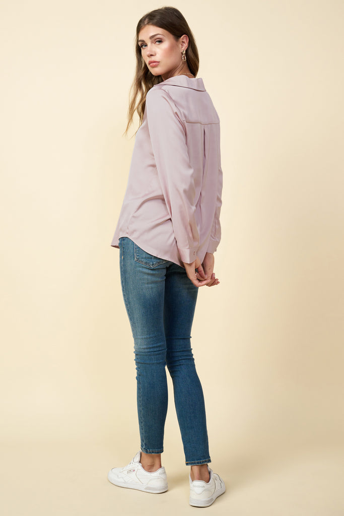 Recycled Button Down Top