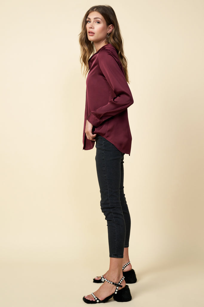 Recycled Button Down Top