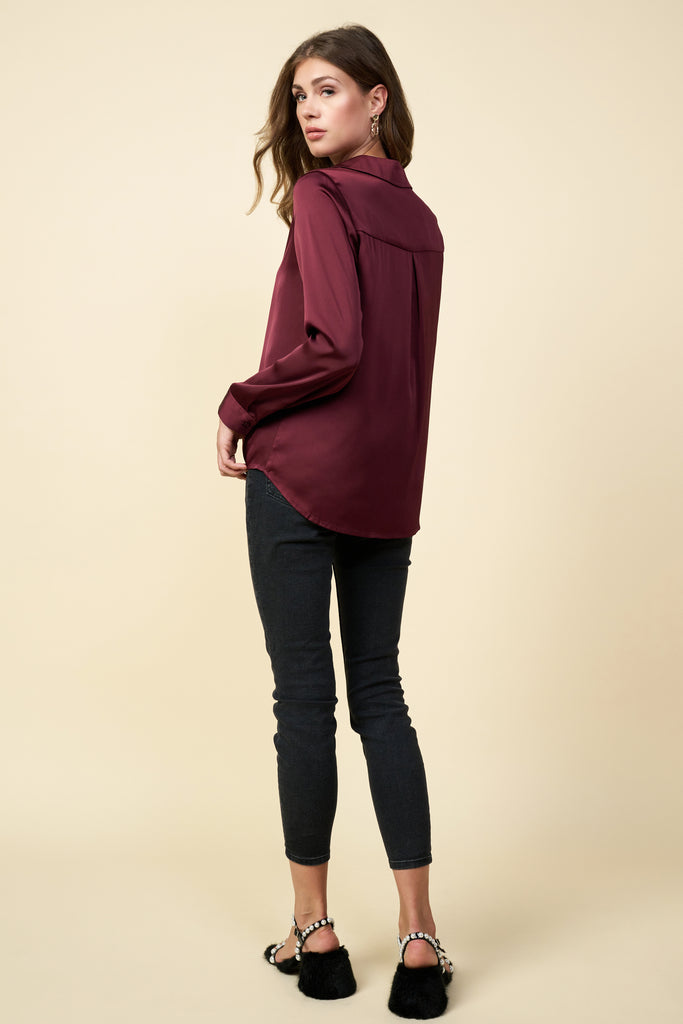Recycled Button Down Top