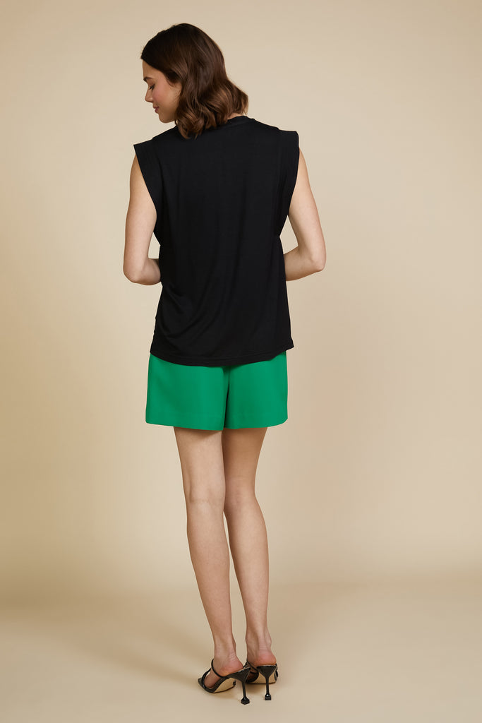 Shoulder Trim Detail Muscle Tank