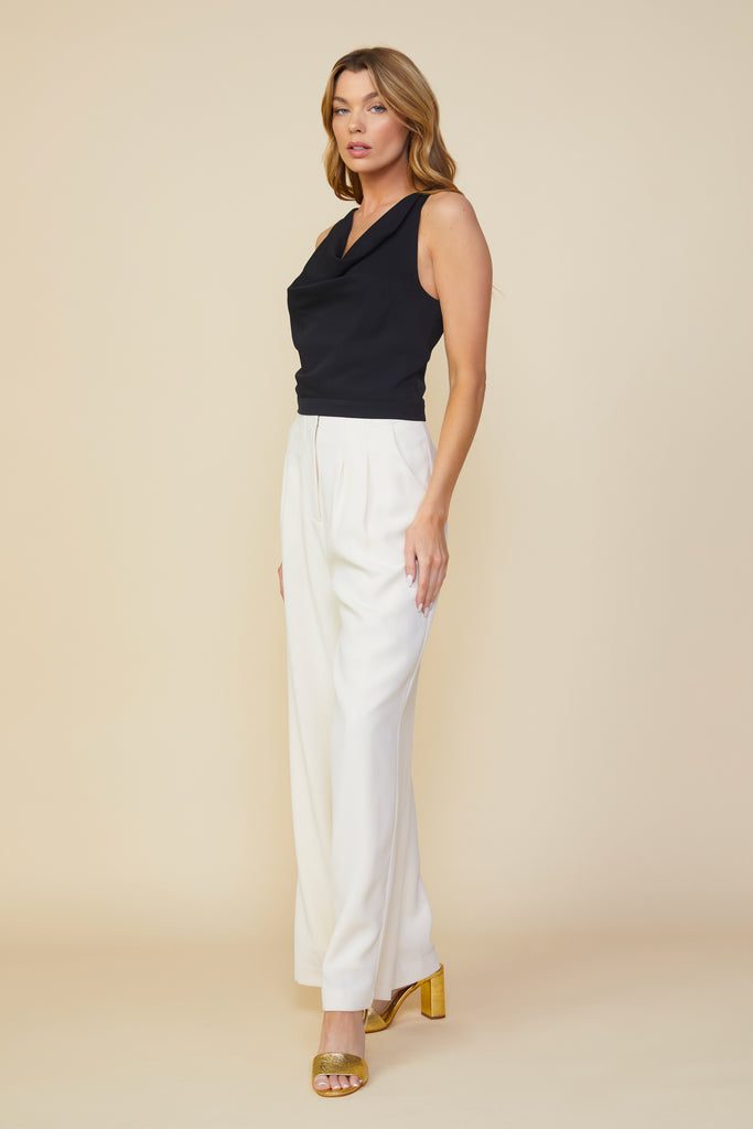 Pintuck Wide Pants