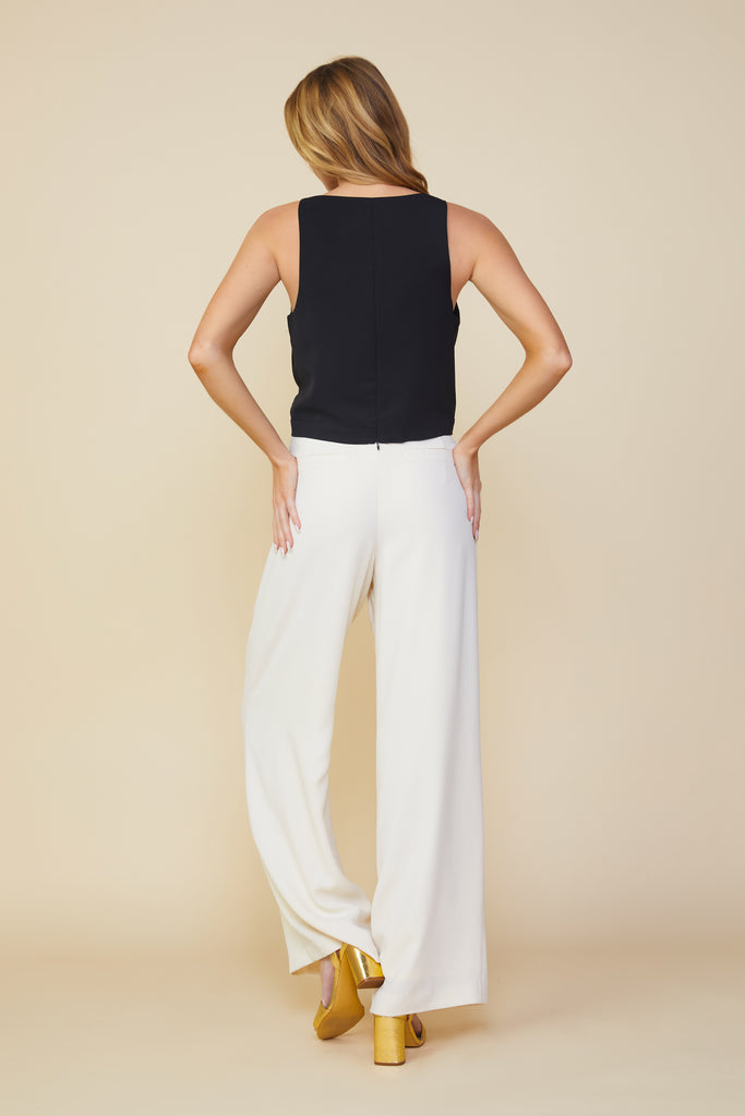 Pintuck Wide Pants
