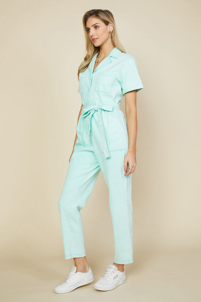 Kendall Washed Utility Jumpsuit