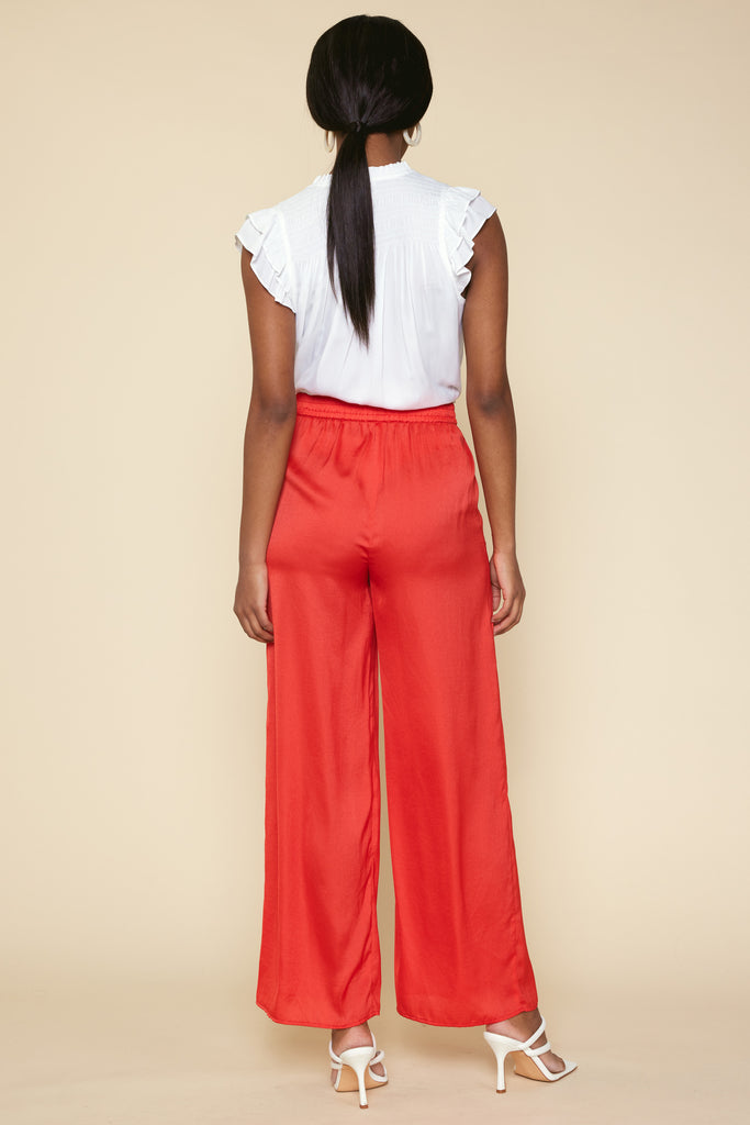 Satin Palazzo Pants