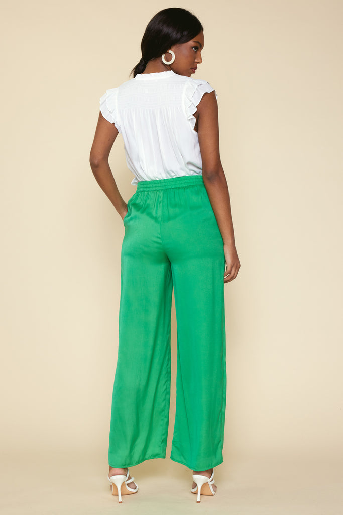 Satin Palazzo Pants