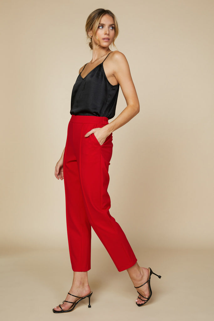 Knit Pintuck Trouser