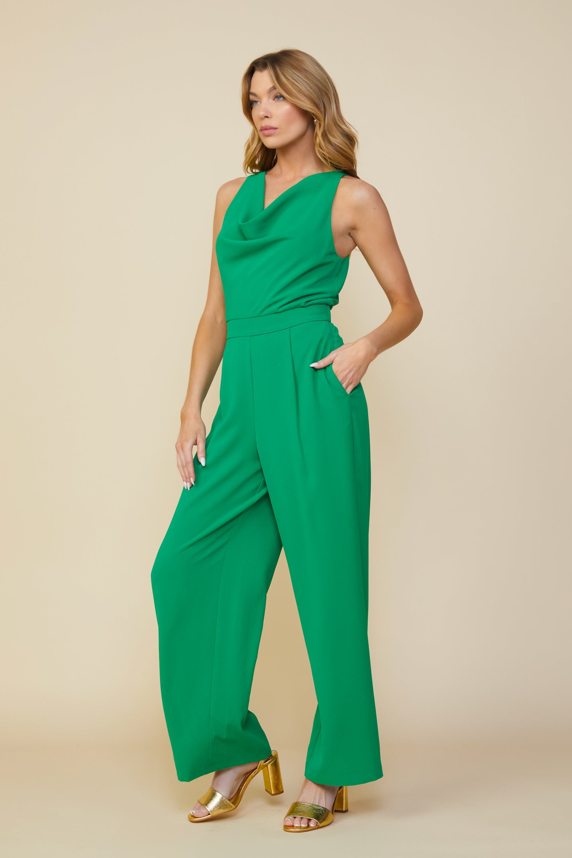 Blue green jumpsuit discount