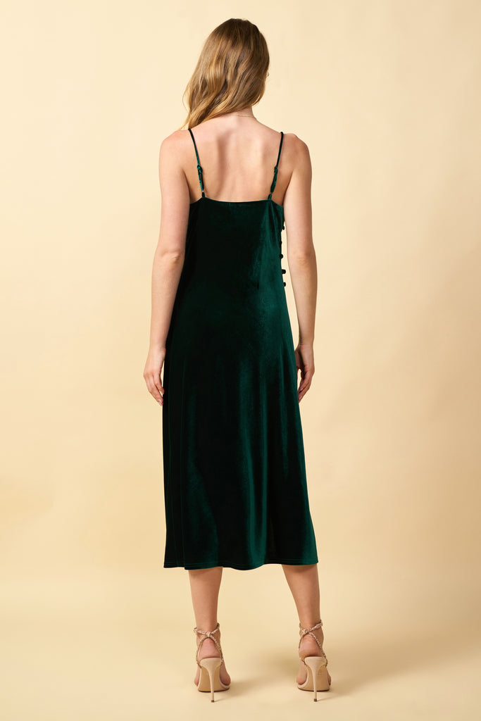 Velvet Midi Cami Dress