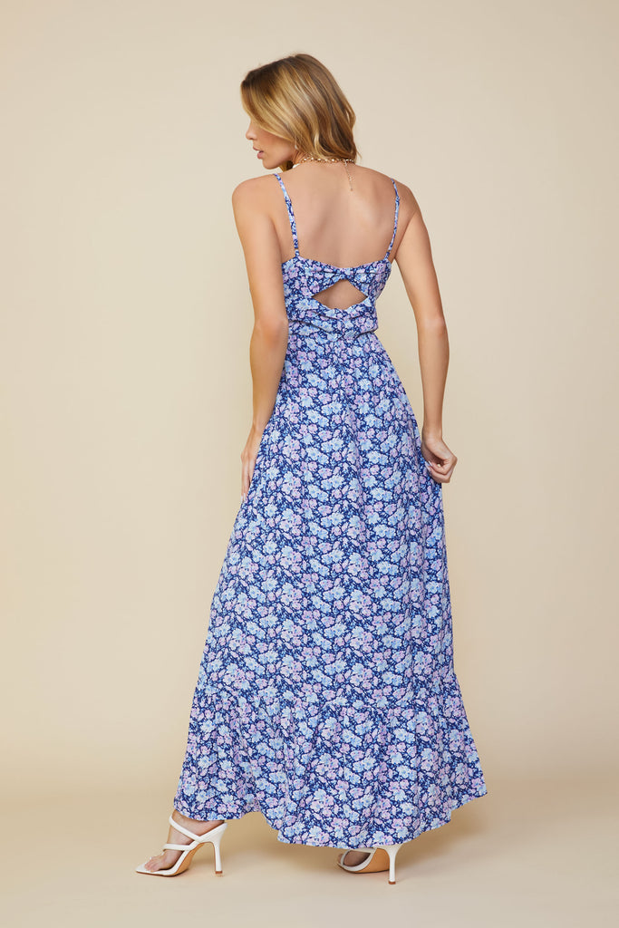 Noah Floral Twisted Back Dress