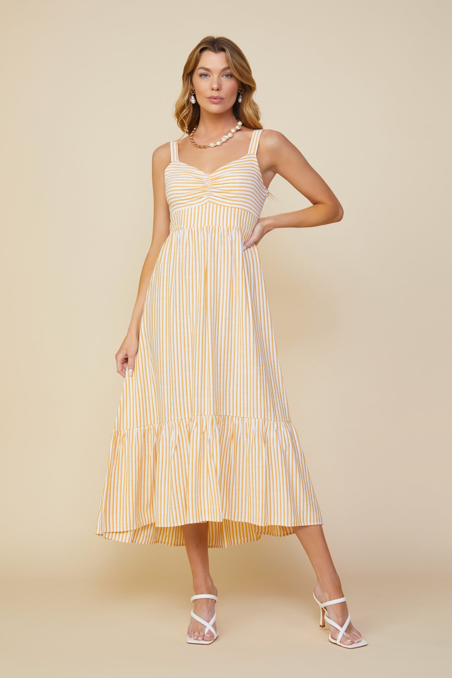 Skylie Striped Maxi Dress