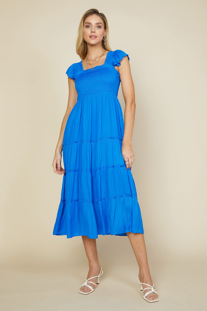 Hathaway Tiered Midi Dress