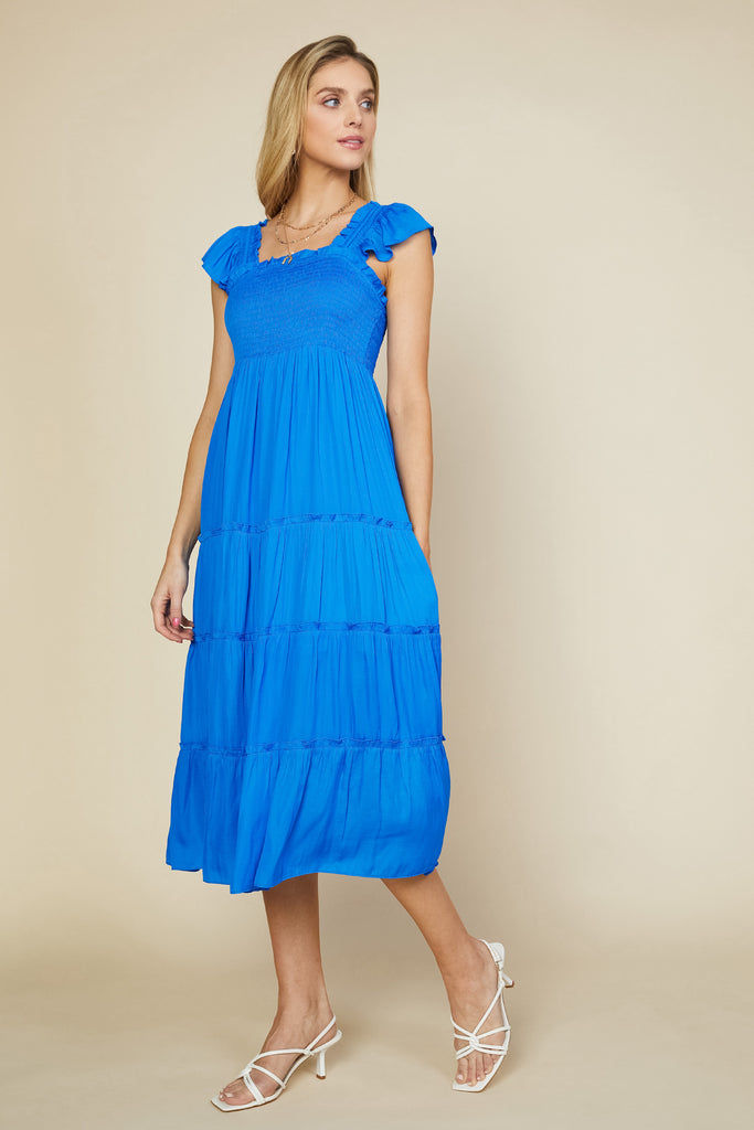 Hathaway Tiered Midi Dress