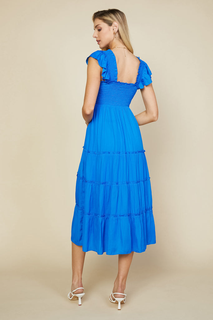 Hathaway Tiered Midi Dress