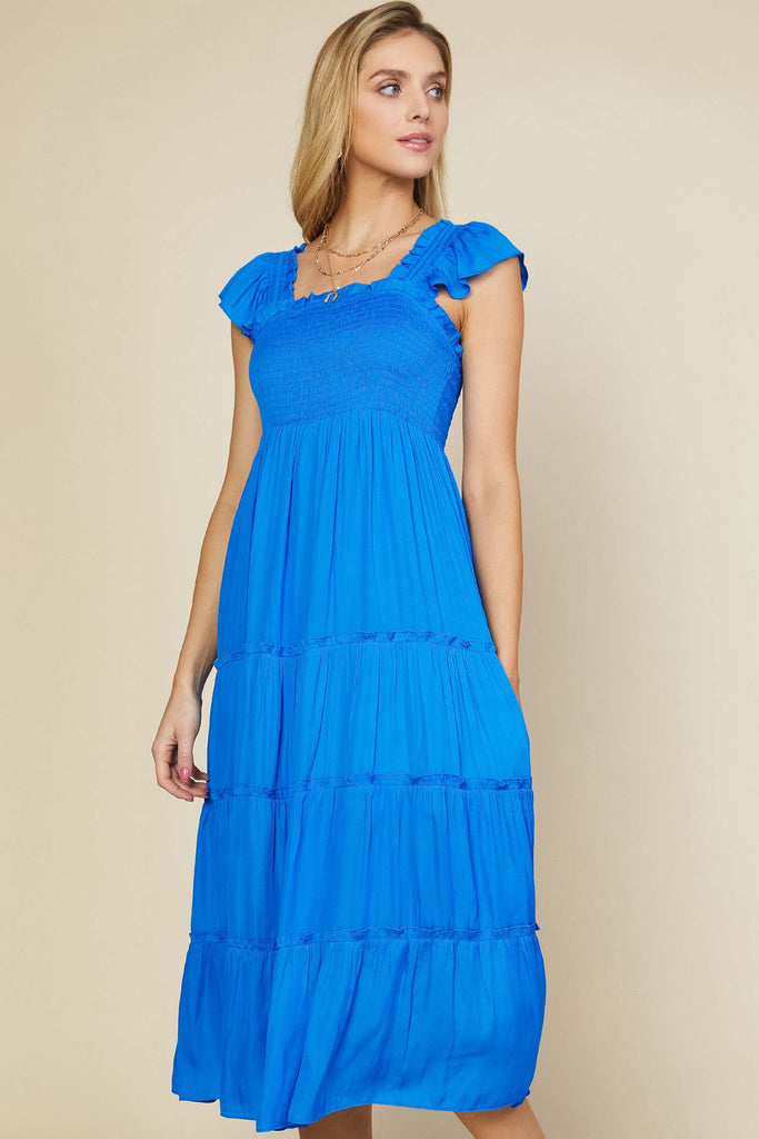 Hathaway Tiered Midi Dress