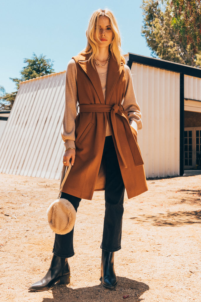 Eden Belted Long Vest