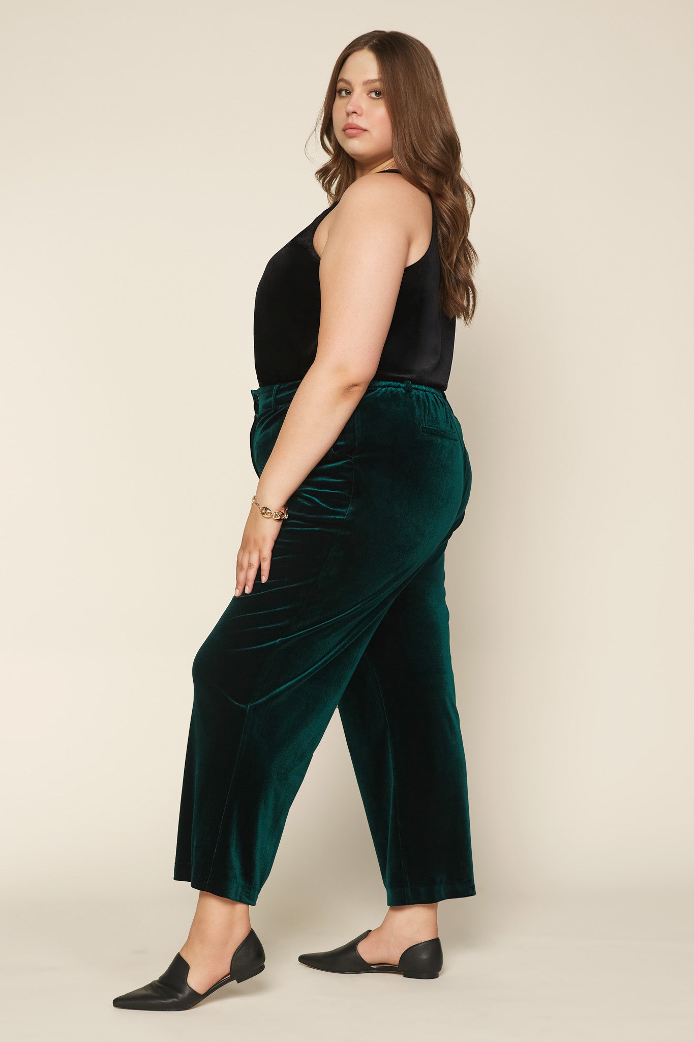 Retro plus velvet thick women jeans main image 1
