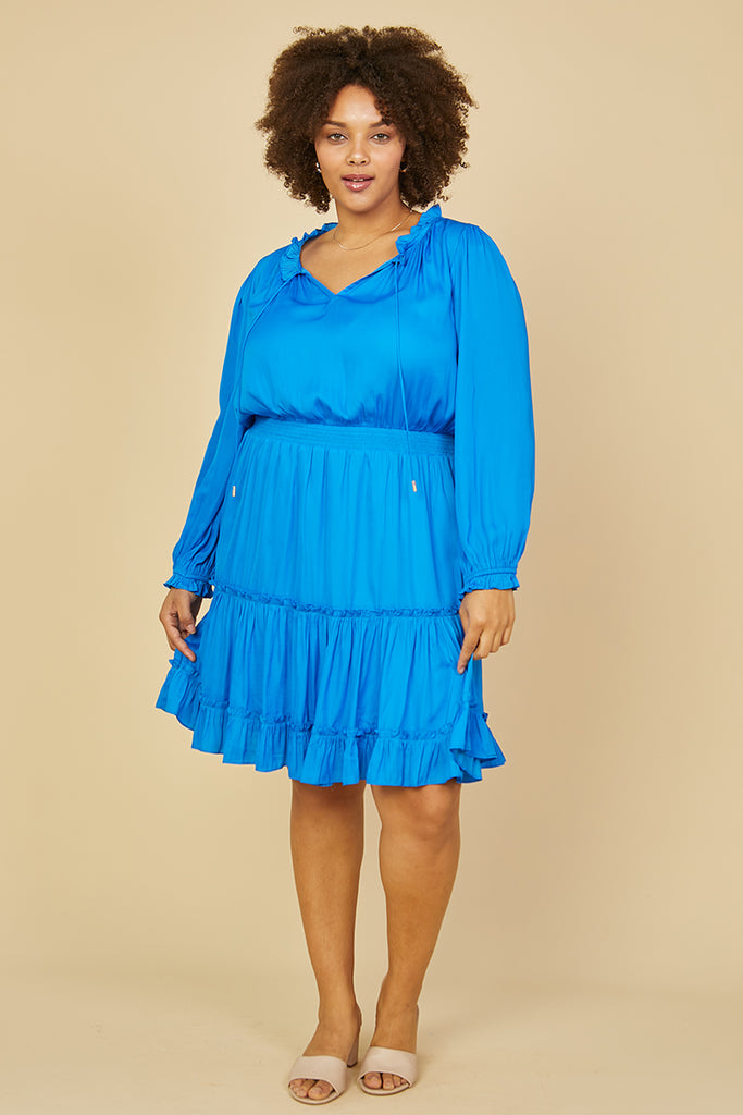 Plus Size - Aubrey Ruffled Mini Dress